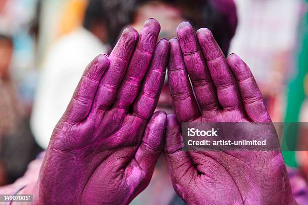 インドのホーリー祭 - 1人のストックフォトや画像を多数ご用意 - 1人, お祝い, アウトフォーカス
