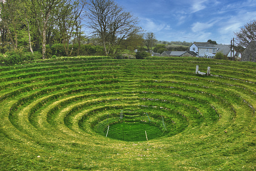 Gwennap Pit in Redruth Cornwall