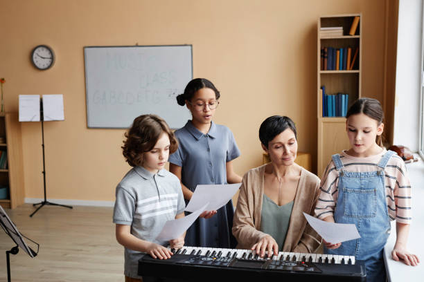 istock Children singing songs with teacher 1490709019