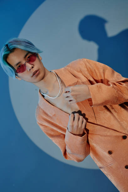 istock Stylish teenage boy in jacket 1490710243
