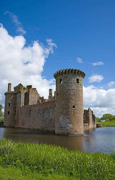 istock Moated Caerlaverock Castle, Scotland 149071328