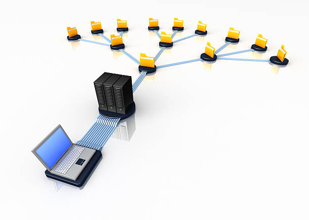 Computer Network stock photo