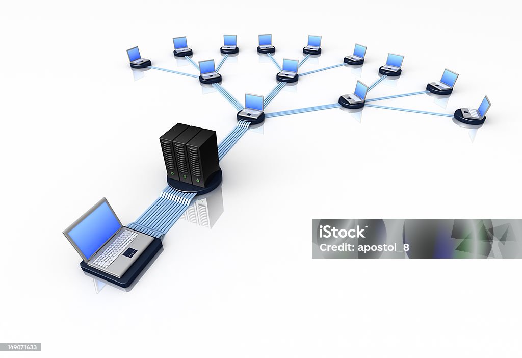 Computer Network Stock Photo - Download Image Now - Communication ...