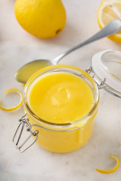 istock Lemon curd, homemade lemon sauce in a jar 1490717894