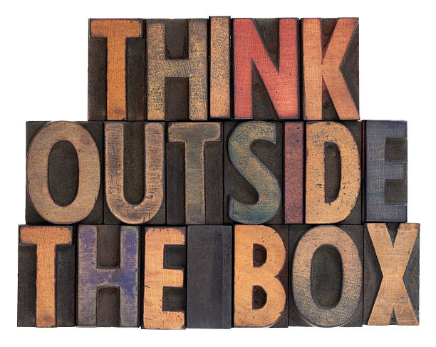 istock think outside the box in vintage wood type 149072313