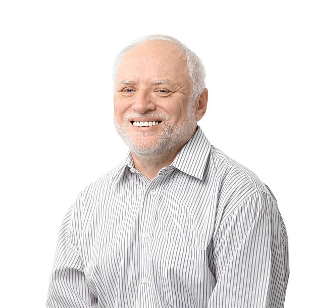 istock Portrait of happy senior man 149072553