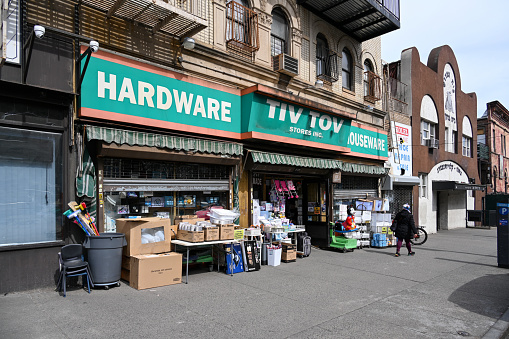 New York, USA, April 11, 2023 - The Tiv Tov Store on Lee Ave, Brooklyn South - Williamsburg, New York.