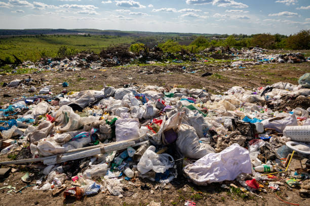 istock An open-air garbage dump that pollutes the earth. 1490726926
