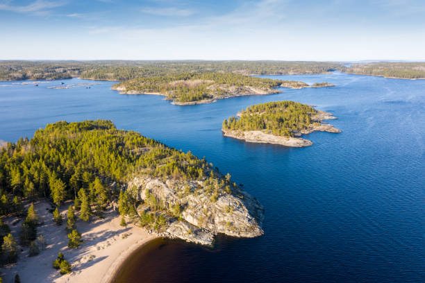 istock rocky islands in the sea top view 1490729701