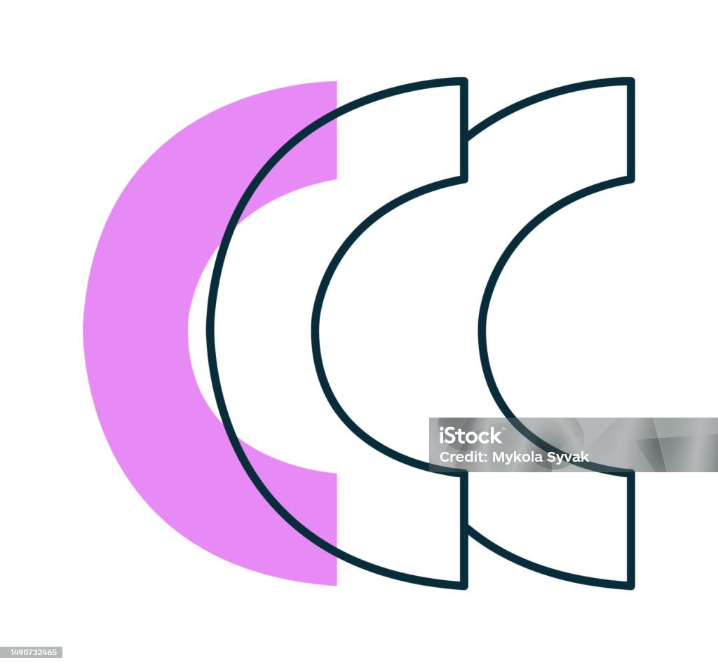 Linear Rounded Element Stock Illustration - Download Image Now ...