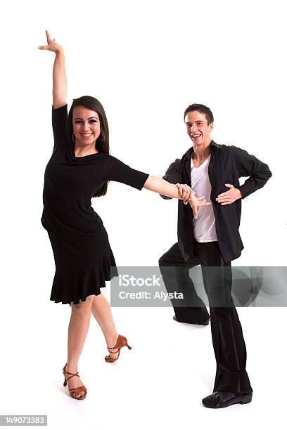 Ballroom Dancers Black 07 Stock Photo - Download Image Now - Activity, Adult, Asian and Indian Ethnicities