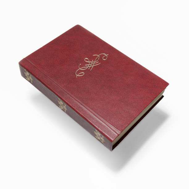 istock Vintage book without title. Free space for title and text, as well as an ornament or monogram. square format 1490736937