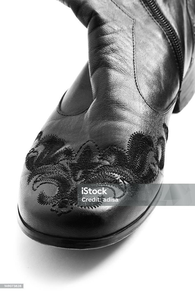 Black boot - Lizenzfrei Accessoires Stock-Foto