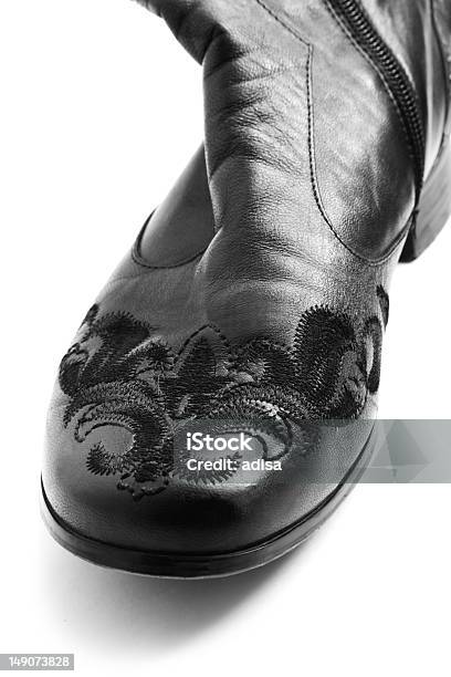 Black Boot Stockfoto und mehr Bilder von Accessoires - Accessoires, Einzelner Gegenstand, Entspannung