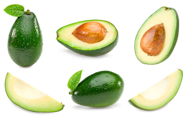 istock fresh avocado isolated on white background. full depth of field. clipping path 1490739893