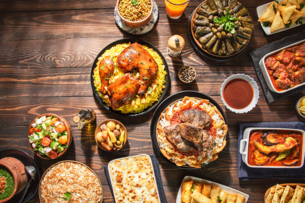 istock Egyptian food with Copy Space 1490740006