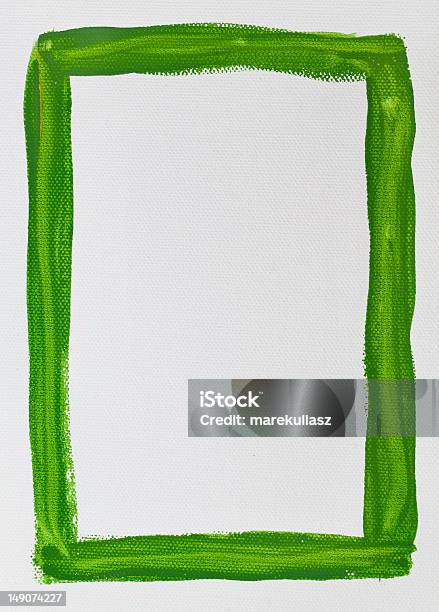 Photo libre de droit de Monture Vert Peint Toile Blanche banque d'images et plus d'images libres de droit de Aquarelle - Aquarelle, Art, Art et Artisanat