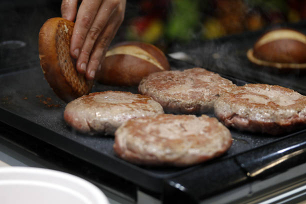 istock Grilled beef burgers 1490747624
