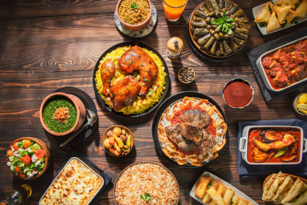 istock Egyptian food with Copy Space 1490748613