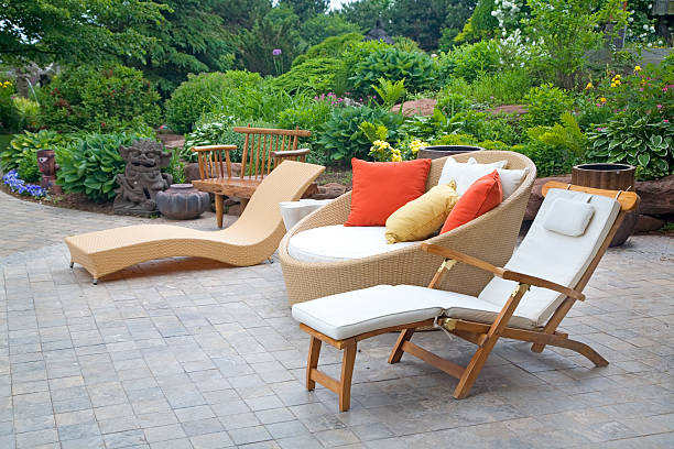istock Modern Wicker Garden Furniture 149075111