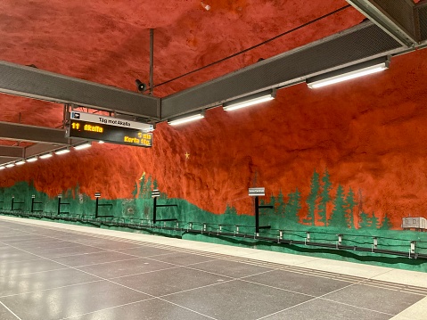 Sweden - Stockholm - Underground station ( Metro )