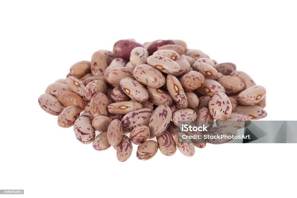 Pinto beans isolated on white Pinto beans isolated on a white background Bean Stock Photo