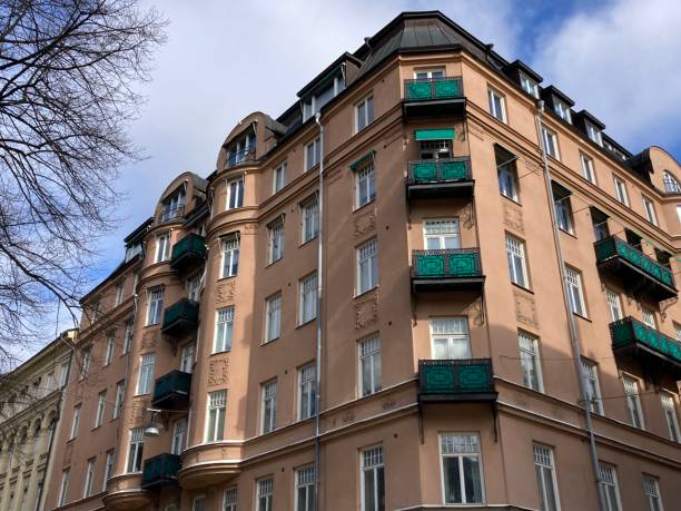 Sweden- Stockholm- architecture in the Norrmalm district