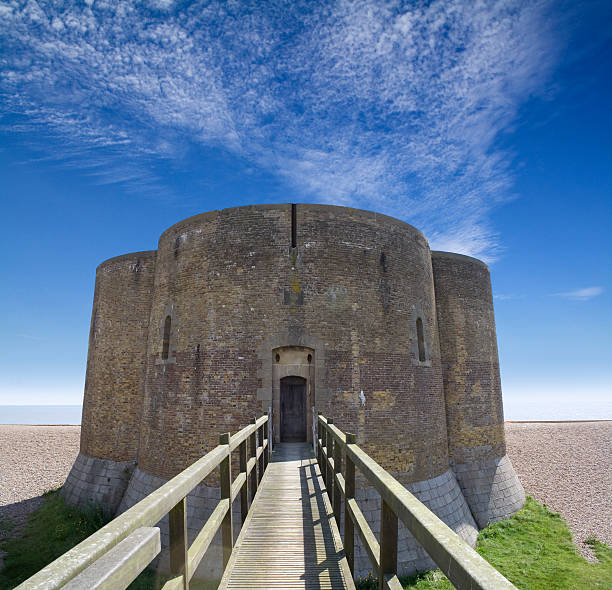 Martello tower stock photo