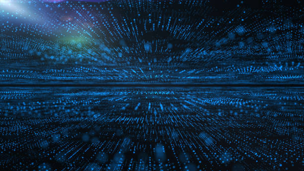 istock Hi-tech digital technology concept Futuristic abstract Cyberspace background Data center, server, internet, speed Artificial intelligence Geometric artificial intelligence tech backdrop 3d rendering 1490761154
