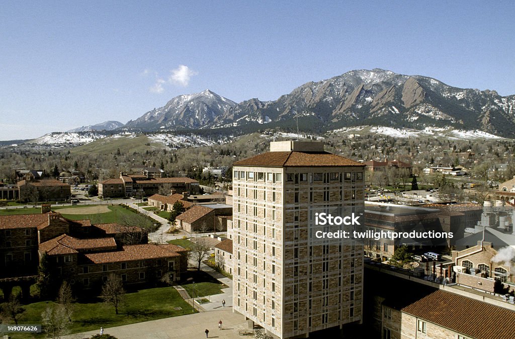 WITH Boulder Campus CU Boulder Campus, Boulder, CO Boulder - Colorado Stock Photo
