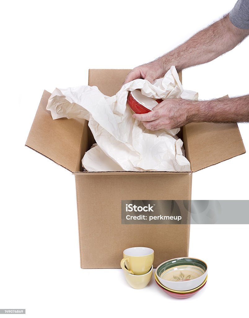 Desempaquetar cajas - Foto de stock de Abierto libre de derechos