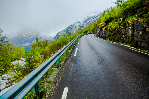 Mountain road. Norway