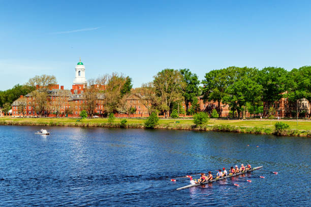 USA Seattle, University rowing regatta.
