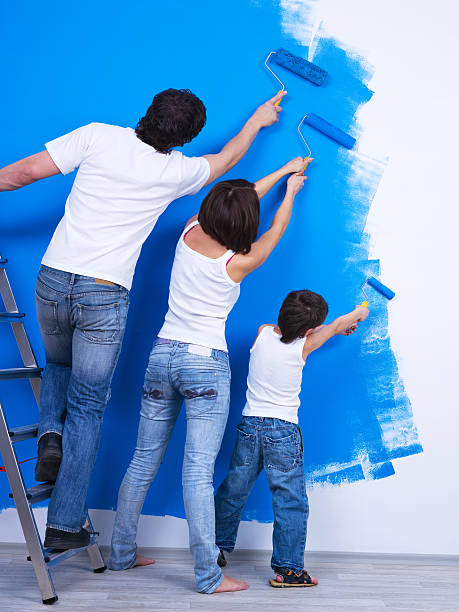 istock Brushing the wall by family 149077361