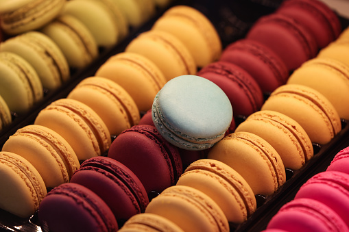 Colorful macarons