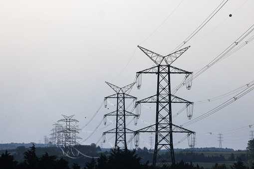 High Voltage Electric Power Lines