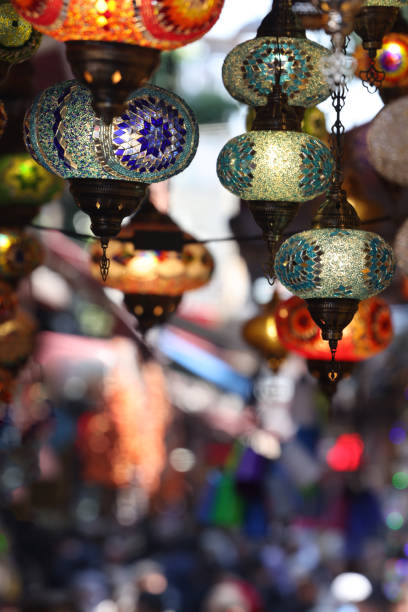 istock Turkish lanterns at Grand Bazaar in Istanbul city 1490776166