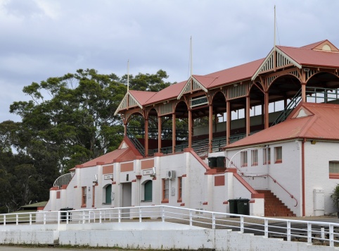 historic building in Nowra, Australia; Grandstand