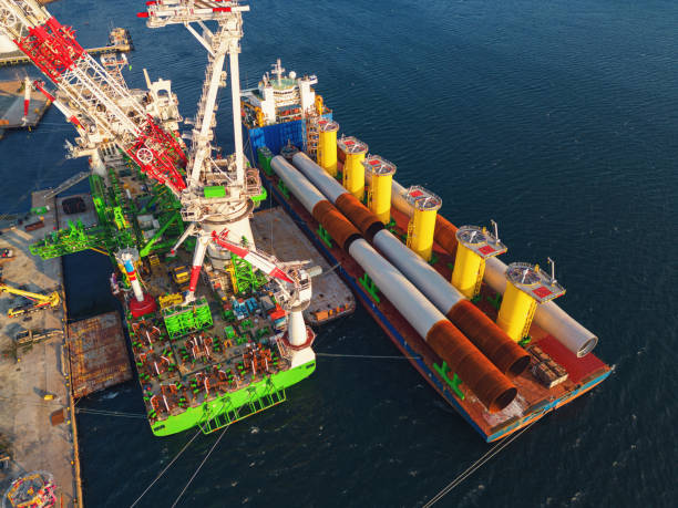 istock Docked Heavy Lift Vessels 1490777840