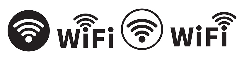 Wi-Fi vector icon set. Internet connection sign. Wireless icon,Network signal icon set
