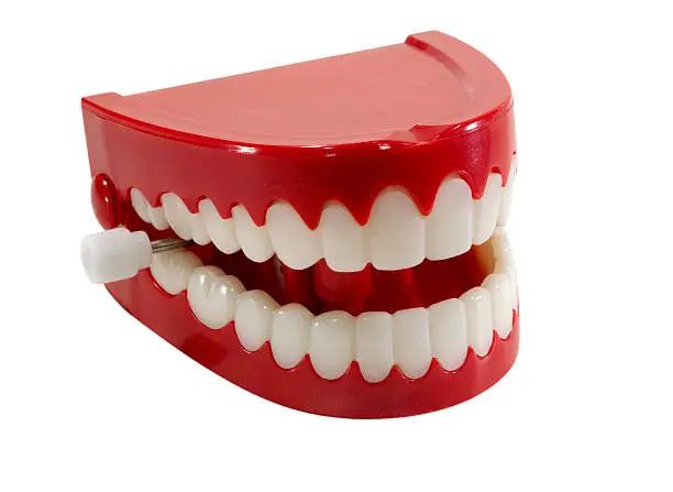 Isolated Chattering Teeth - Clipping Path Included