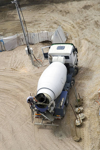 istock Cement mixer Truck 149078435