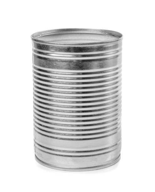 istock Can Tin Isolated, Preserve Template Mockup, Metal Milk Package, Aluminum Cylindrical Container 1490784431