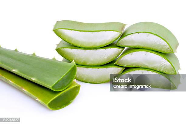 Green Aloe Vera Slices Stock Photo - Download Image Now - Aloe, Aloe Vera Gel, Aloe Vera Plant