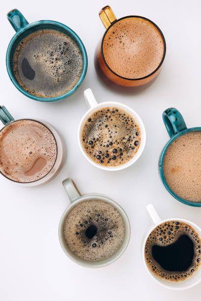 istock A set of mugs with different coffees on a white background 1490790058