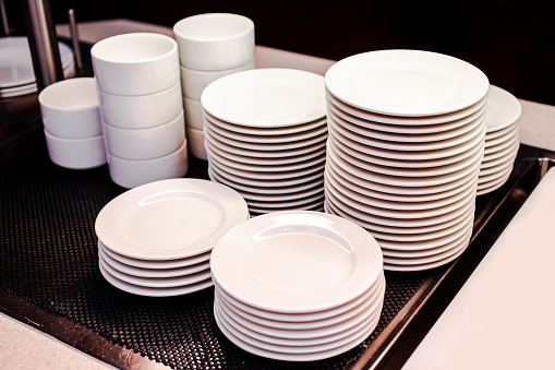 ceramic glass on display for sale in a shop