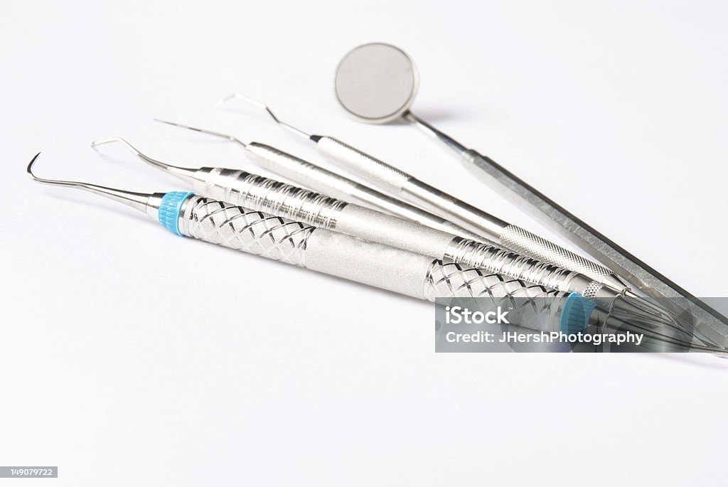 Diversos instrumentos dentário - Foto de stock de Aço Inoxidável royalty-free