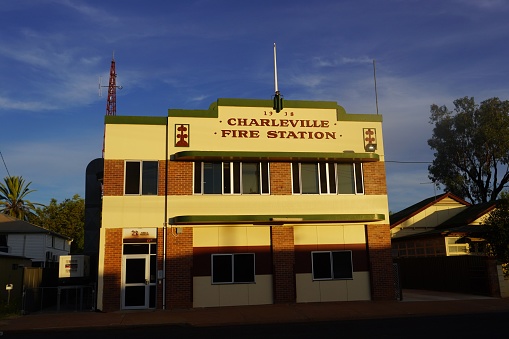 Charleville, Queensland, Australia, April 26, 2023.\nThe building is home to the town’s Volunteer Rural Fire Brigade