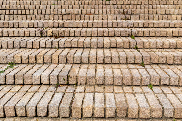 istock View of a staircase made of light colored blocks 1490804717