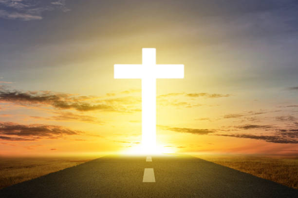 istock Christian Cross on the street 1490824387